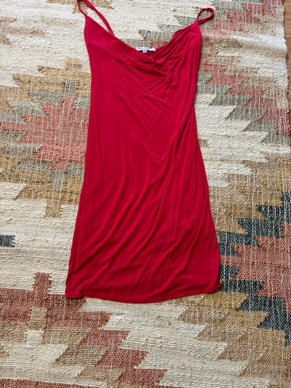 Velvet Torch Red Slip Mini Dress